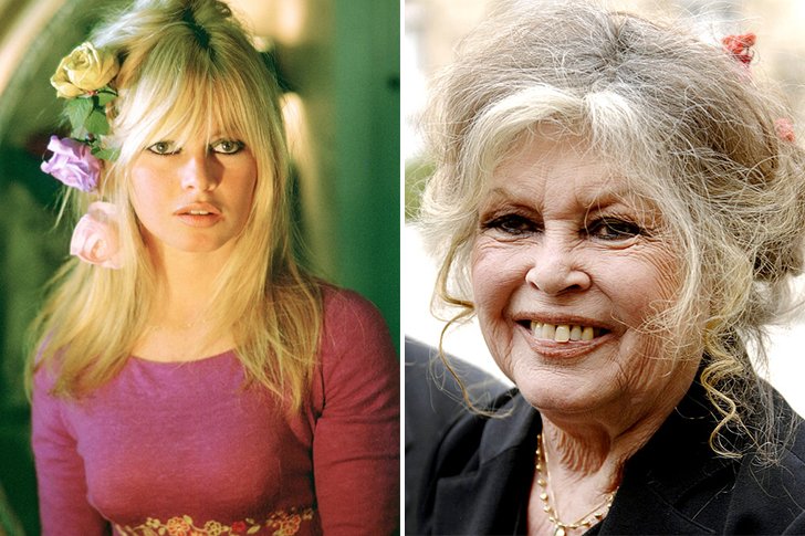 Brigitte Bardot avant/après