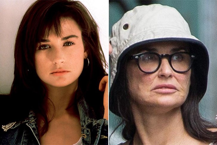 Demi Moore transformation