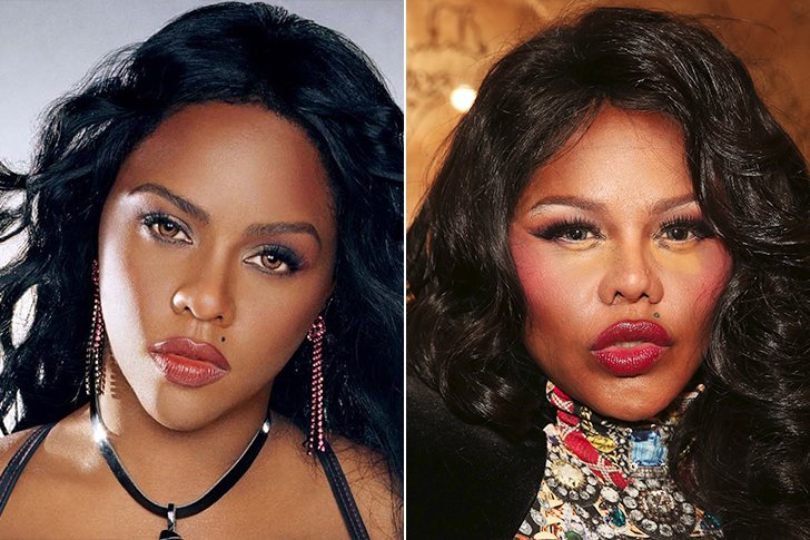 Lil' Kim avant/après