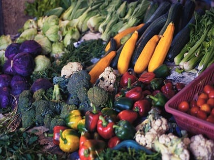vegetables farmers market